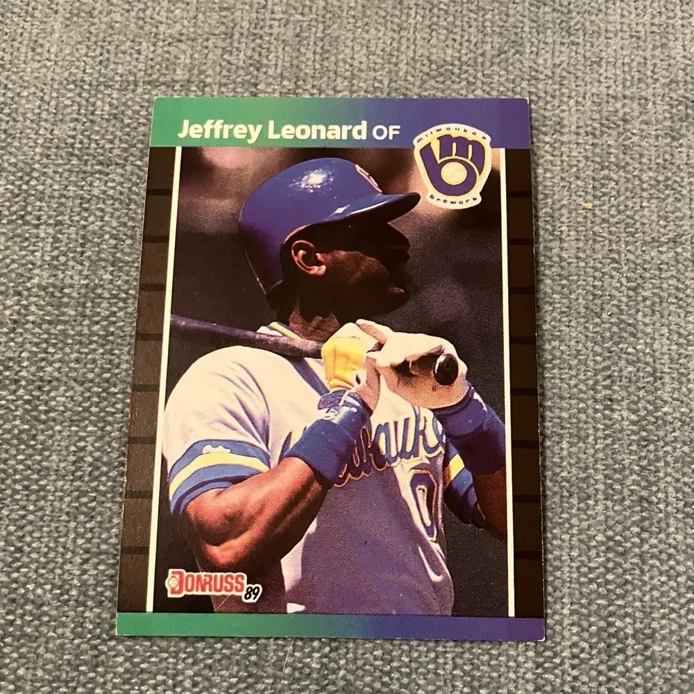 1989 Donruss Milwaukee Brewers Baseball Card Trading Card
